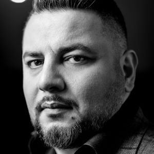 A man with a goatee.